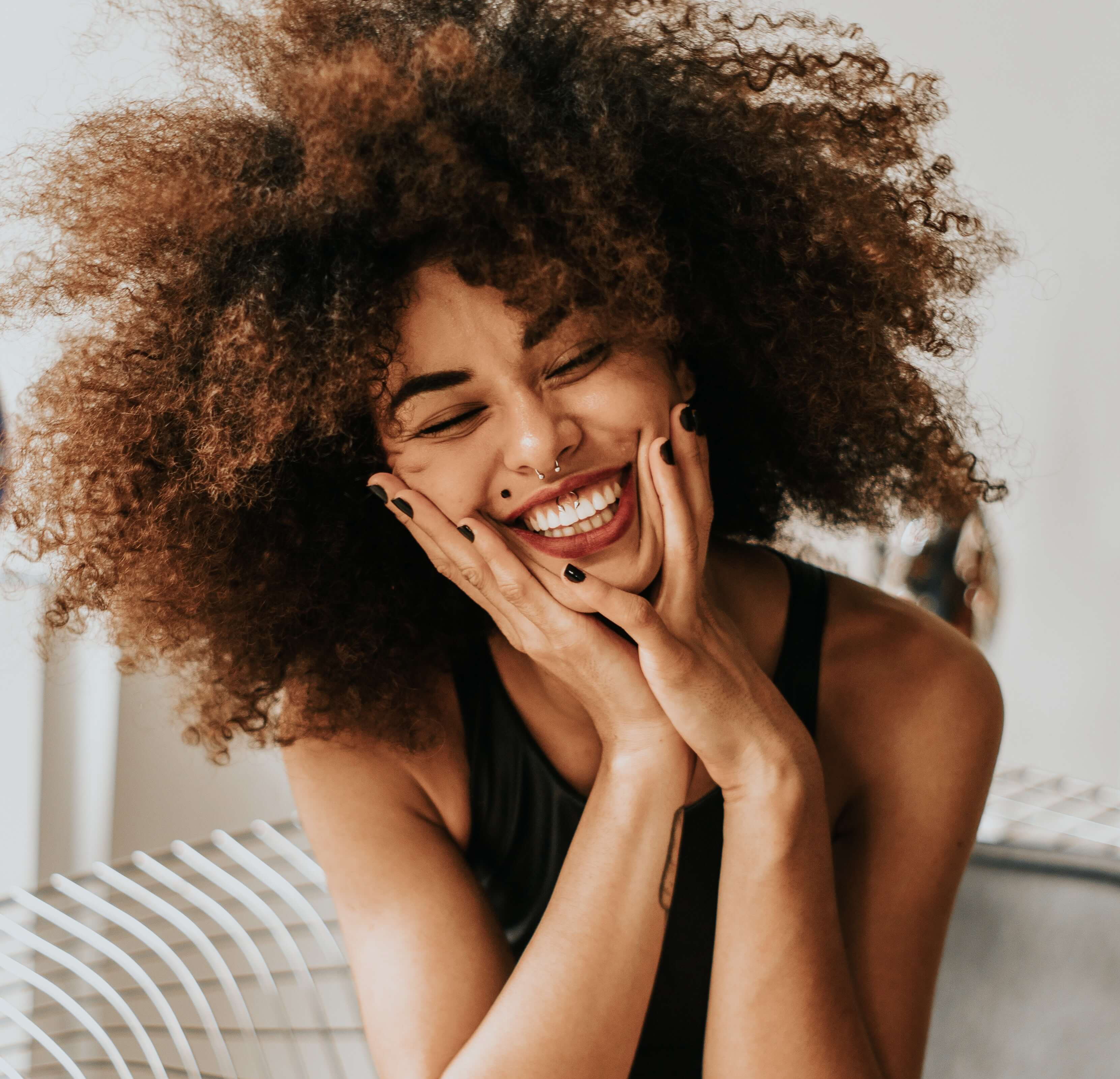 Smiling lady